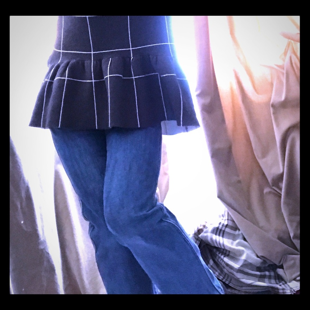 Zara knitwear women’s sz 10 boxcut mini dress.